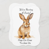 Schattig Bruine Boshaas Gepersonaliseerd Kaart (Voorkant / Achterkant)