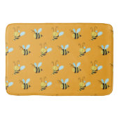 Schattig bundelbijenpatroon badmat (Voorkant)