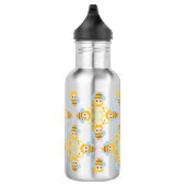 Schattig bundelbijenpatroon waterfles (Rechts)