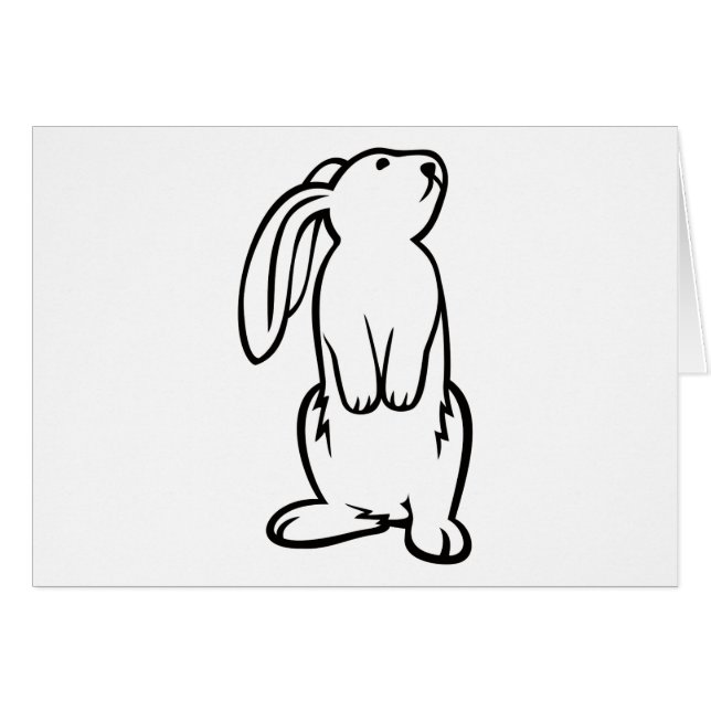 Schattig Bunny Rabbit (Voorkant Horizontaal)