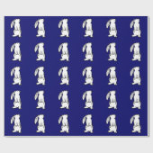 Schattig Bunny Rabbit Cadeaupapier (Vlak)