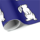 Schattig Bunny Rabbit Cadeaupapier (Rol Hoek)