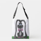 Schattig Bunny Rabbit Crossbody Tas (Achterkant)