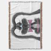 Schattig Bunny Rabbit Deken (Voorkant Verticaal)