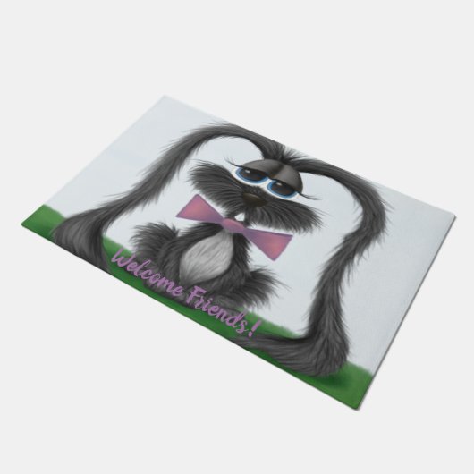 Schattig Bunny Rabbit Deurmat (Schuin)