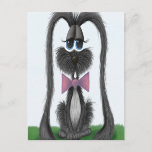 Schattig Bunny Rabbit Feestdagenkaart (Voorkant)