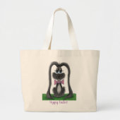 Schattig Bunny Rabbit Grote Tote Bag (Voorkant)