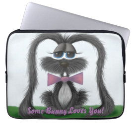 Schattig Bunny Rabbit Laptop Sleeve