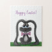Schattig Bunny Rabbit Legpuzzel (Verticaal)