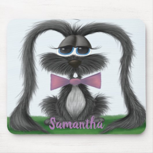 Schattig Bunny Rabbit Muismat (Voorkant)