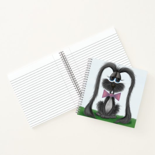 Schattig Bunny Rabbit Notitieboek (Binnen)