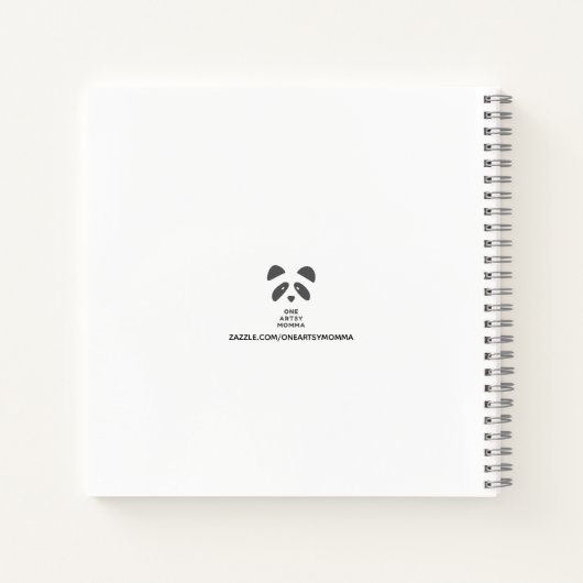 Schattig Bunny Rabbit Notitieboek (Achterkant)