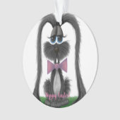 Schattig Bunny Rabbit Ornament (voorkant)