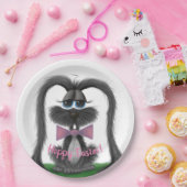 Schattig Bunny Rabbit Papieren Bordje (Feest)