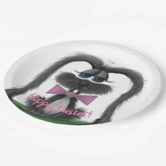 Schattig Bunny Rabbit Papieren Bordje (Gekanteld)