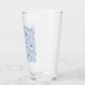 Schattig Bunny Rabbit Pattern Glas (Links)