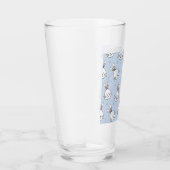 Schattig Bunny Rabbit Pattern Glas (Rechts)