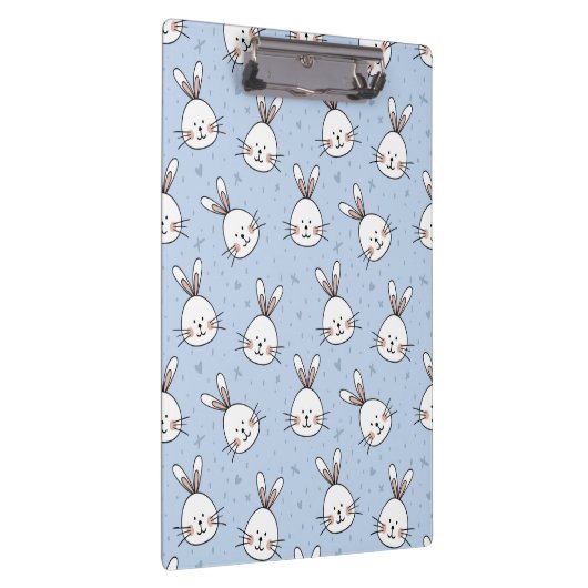 Schattig Bunny Rabbit Pattern Klembord (Rechts)