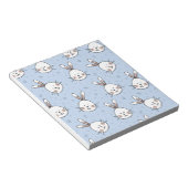 Schattig Bunny Rabbit Pattern Notitieblok (Schuin)