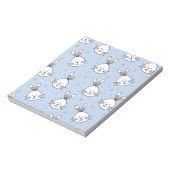 Schattig Bunny Rabbit Pattern Notitieblok (Linkerzijde)