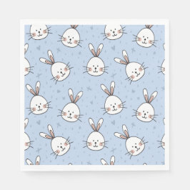Schattig Bunny Rabbit Pattern Servet