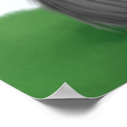 Schattig Bunny Rabbit Poster (Hoek)