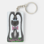 Schattig Bunny Rabbit Sleutelhanger (achterkant)