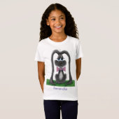 Schattig Bunny Rabbit T-shirt (Voorkant volledig)