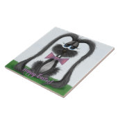 Schattig Bunny Rabbit Tegeltje (Zijkant)