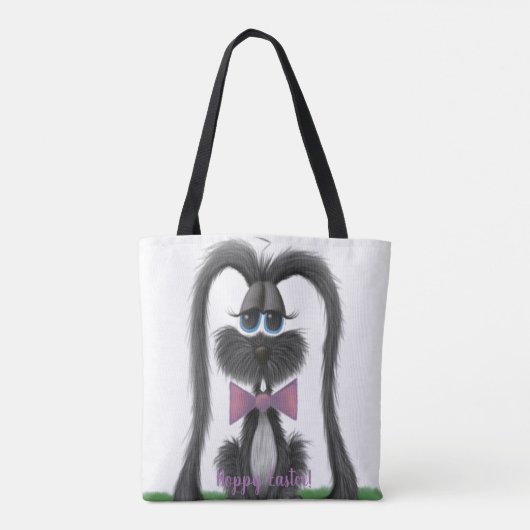 Schattig Bunny Rabbit Tote Bag (Achterkant)