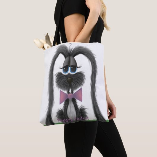 Schattig Bunny Rabbit Tote Bag (Dichtbij)