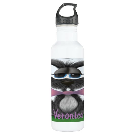 Schattig Bunny Rabbit Waterfles (Voorkant)