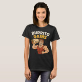 Schattig Burrito Wint Grappig Fitness T-Shirt voor (Voorkant volledig)