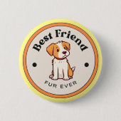 SCHATTIG! Button - Beste Vriendin Bont Ooit - Pupp (Voorkant)