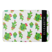 Schattig Cactus, Cactus Pattern, Succulent, Jouw n Badmat (Voorkant)