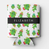 Schattig Cactus, Cactus Pattern, Succulent, Jouw n Blikjeskoeler (Achterkant)