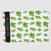 Schattig Cactus, Cactus Pattern, Succulent, Jouw n Golfhanddoek (Horizontaal)