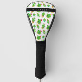 Schattig Cactus, Cactus Pattern, Succulent, Jouw n Golfheadcover (Voorkant)