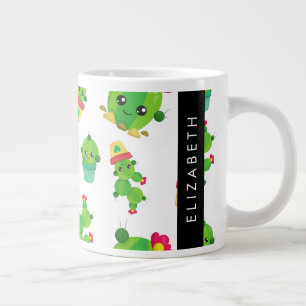 Schattig Cactus, Cactus Pattern, Succulent, Jouw n Grote Koffiekop
