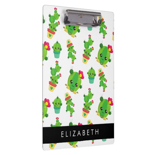 Schattig Cactus, Cactus Pattern, Succulent, Jouw n Klembord (Rechts)