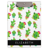 Schattig Cactus, Cactus Pattern, Succulent, Jouw n Klembord (Voorkant)