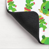 Schattig Cactus, Cactus Pattern, Succulent, Jouw n Muismat (Hoek)