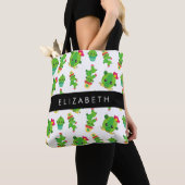 Schattig Cactus, Cactus Pattern, Succulent, Jouw n Tote Bag (Dichtbij)