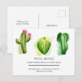 schattig cactus huis verplaatsen Briefkaart (Voorkant / Achterkant)
