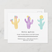 schattig cactus huis verplaatsen Briefkaart (Voorkant / Achterkant)