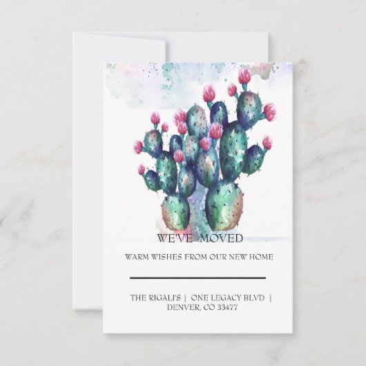 schattig Cactus thuis (Voorkant)