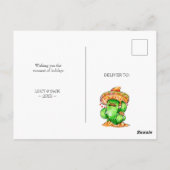 schattig Cactus thuis Briefkaart (Achterkant)