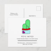 schattig Cactus thuis Briefkaart (Voorkant / Achterkant)