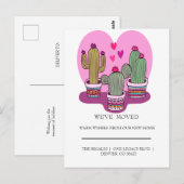 schattig Cactus thuis Briefkaart (Voorkant / Achterkant)