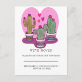 schattig Cactus thuis Briefkaart (Voorkant)